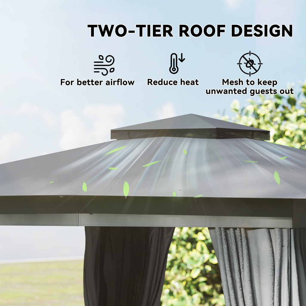 Heavy-duty patio gazebo — view 2