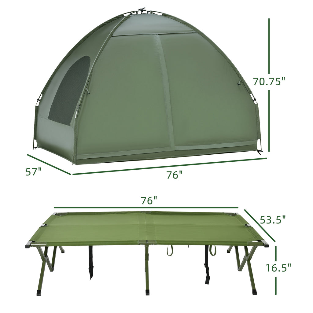 4-in-1 elevated tent cot for two — view 7
