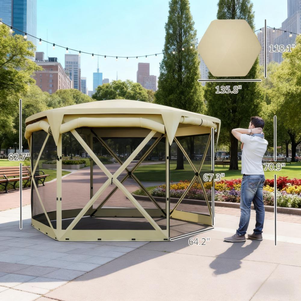 11x11ft pop-up canopy tent — view 8