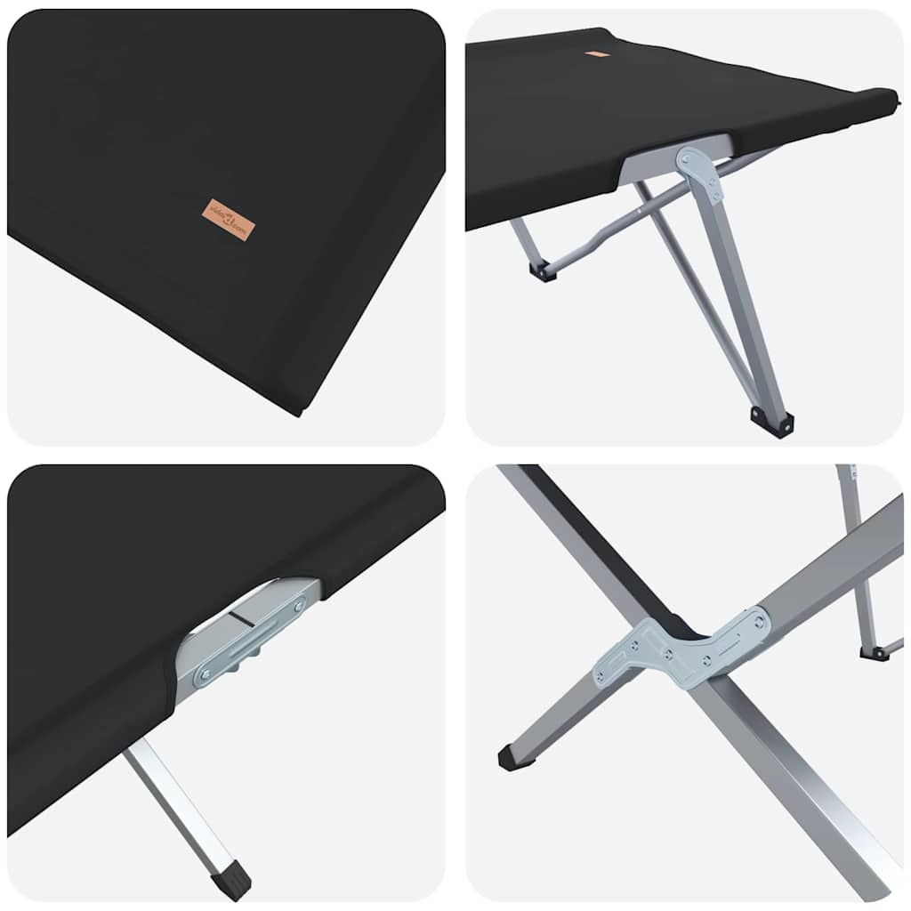 Folding portable camping cot — view 2
