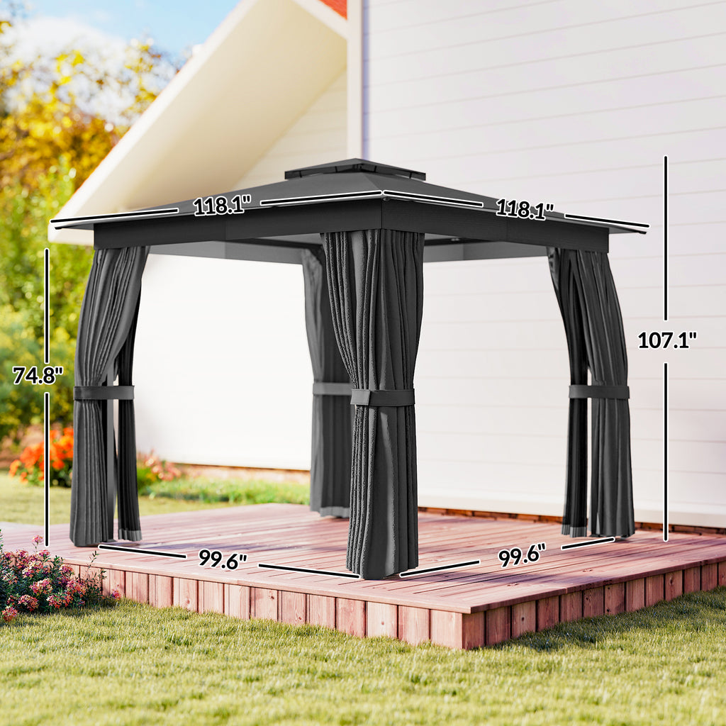 Heavy-duty patio gazebo — view 6