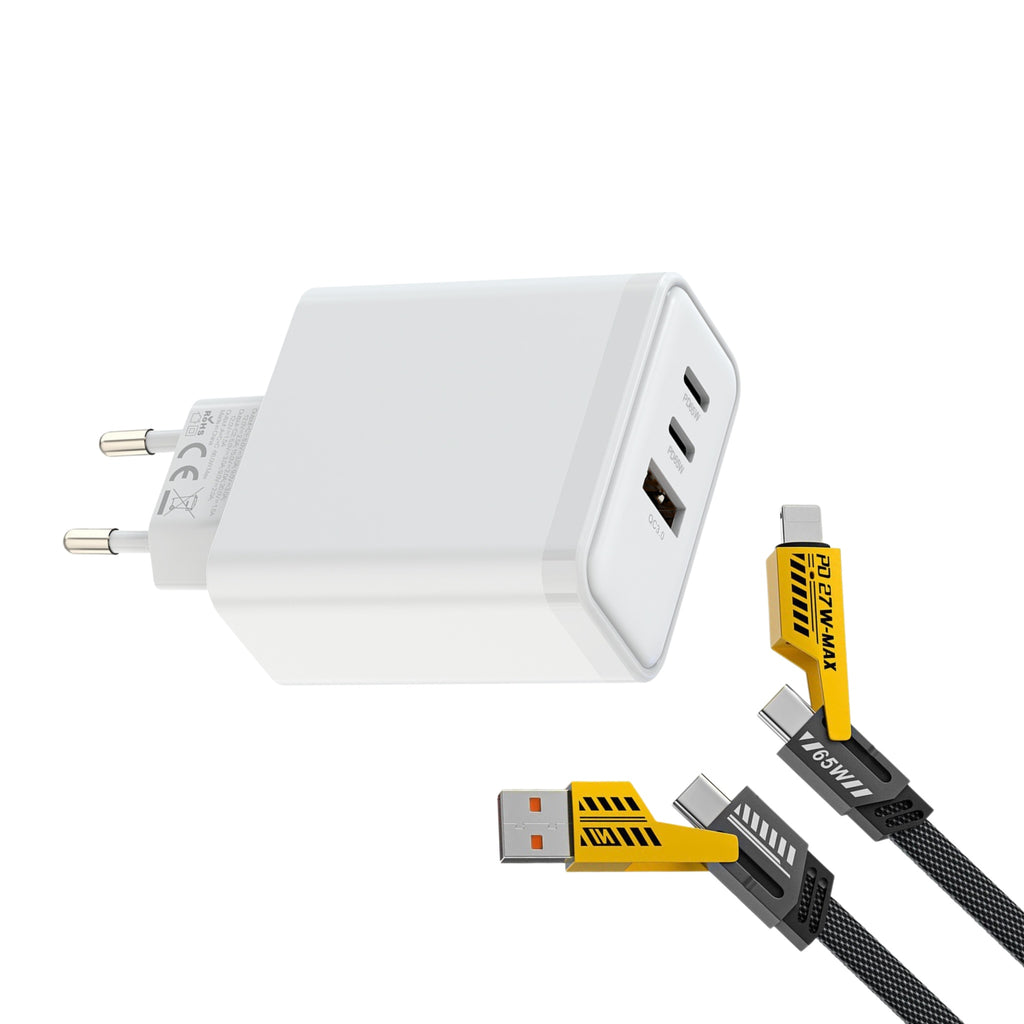 2C1A USB charger with 4-in-1 cable — view 8