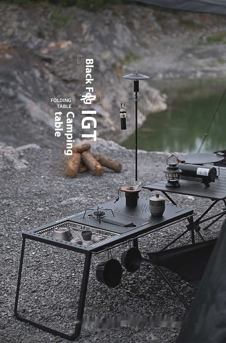Portable folding camping table — view 6